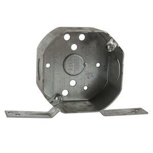 ABB Thomas & Betts 3-1/2 in Octagon 8B Boxes 1-1/2 in Steel Bracket - Flat