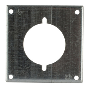ABB Thomas & Betts 4 Square Box Industrial Covers Single Receptacle 2.138 in 1/2 in Raised
