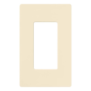 Lutron Standard Decorator Wallplates 1 Gang Almond Plastic Surface