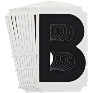 Brady 5100 Series Number and Letter Labels B Black B-933 Vinyl