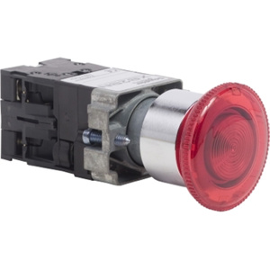 Square D Harmony™ XB2B Push Buttons 22 mm IEC Illuminated 3 Position Metallic Red