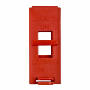 Brady Wall Switch Lockouts Red Polypropylene