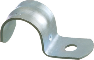 Arlington Rigid One-hole Straps 1/2 in Pipe Strap, One Hole Steel Plated