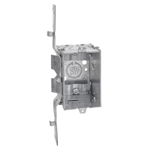 ABB Thomas & Betts Metallic Gangable Switch / Outlet Boxes 1 Gang Bracket - SV New Work 2-1/2 in