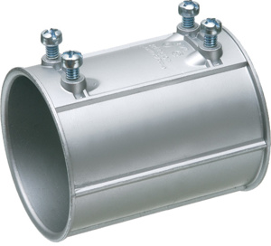 Arlington <em class="search-results-highlight">EMT</em> Set Screw Couplings 2-1/2 in Zinc Die Cast Concrete-tight