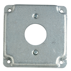 ABB Thomas & Betts RS1 Series Square Box Surface Covers 1 Single Receptacle Steel