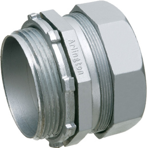 Arlington <em class="search-results-highlight">EMT</em> Compression Connectors 4 in Zinc Die Cast Concrete-tight, Raintight