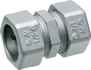 Arlington <em class="search-results-highlight">EMT</em> Compression Couplings 1/2 in Zinc Die Cast Concrete-tight, Raintight