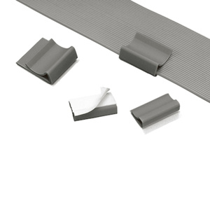 Panduit FCC Series Adhesive Backed Flat Cable Clips 0.000 - 0.170 in Surface