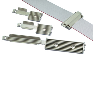 Panduit FCM Series Adhesive Backed Latching Flat Cable Clips 0.000 - 0.170 in Surface