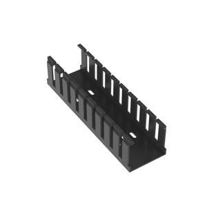 Panduit Panduct® Type G Wide Slot Wire Duct 2 in x 2 in x 6 ft Black Cover Not Included