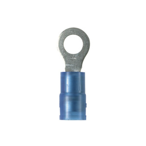 Panduit PNF Series Insulated Ring Terminals 16 - 14 AWG #6 Blue