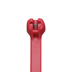 Panduit Cable Ties Dome 8 in Plenum Rated Red 1000 per Pack Weather-resistant