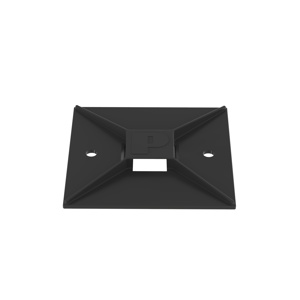 Panduit 4-way Cable Tie Mounts Black Adhesive Mount