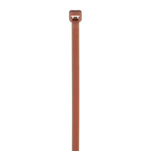 Panduit Cable Ties Locking 7.4 in Plenum Rated Brown 100 per Pack Weather-resistant