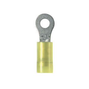 Panduit PNF Series Insulated Ring Terminals 12 - 10 AWG #10 Yellow