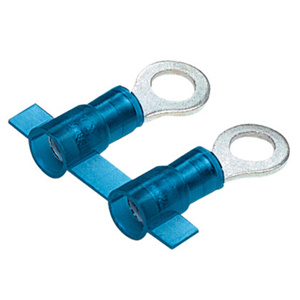 Panduit PNF Series Insulated Ring Terminals 16 - 14 AWG #8 Blue