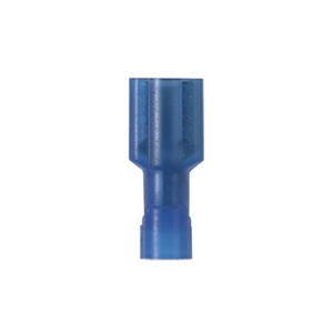 Panduit Female Insulated Loose Piece Disconnects 16 - 14 AWG Funnel Barrel 0.187 in Blue