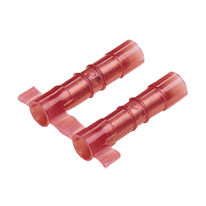 Panduit Insulated Butt Connectors 22 - 18 AWG Copper Nylon Red