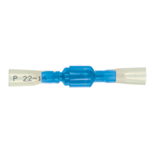 Panduit Female Heat Shrink Insulated Disconnects 16 - 14 AWG 0.250 in Blue