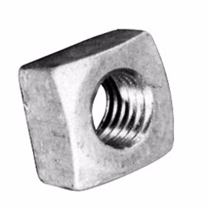 Hubbell Power Steel Square Nuts 1 in 8 TPI Grade 2