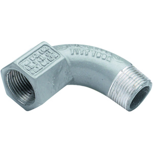 Hubbell-Killark Electric Rigid / IMC Threaded <em class="search-results-highlight">Elbows</em> 1 in Aluminum 90 deg Hazardous Location