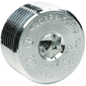 Hubbell-Killark Electric CUP Series Close-up Plugs 1 in Aluminum (Copper-free) Rigid/IMC