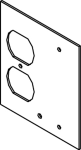 Wiremold Floor Box Device Plates