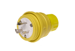 Molex Woodhead Watertite® Series Locking Plugs L6-20P 2P3W Yellow