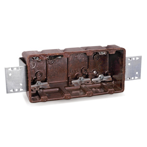 ABB Thomas & Betts Nonmetallic Switch / Outlet Boxes 4 Gang Offset Bracket - 3/8 inch New Work 3-1/16 in
