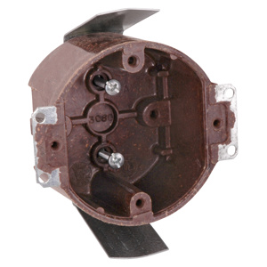 ABB Thomas & Betts 3080 Series Old Work Ceiling Boxes Phenolic 2-1/8 in Snap-in Bracket