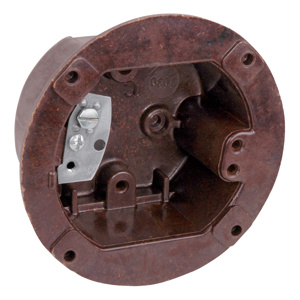 ABB Thomas & Betts 3030 Series Round Flanged Boxes Phenolic 1-3/4 in Screws