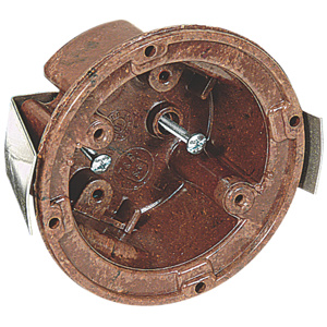 ABB Thomas & Betts 3030 Series Round Flanged Boxes Phenolic 2-7/8 in Snap-in Bracket