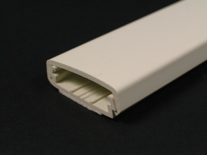 Wiremold 400/800/2300 Raceway Base and Covers 5 ft PVC White 1 Channel