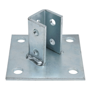 ABB Installation Products Thomas & Betts Superstrut® Post Bases Steel Electrogalvanized