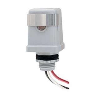 Intermatic K4100 Series Photocontrols 1/2 in Threaded Fixed Mount Gray