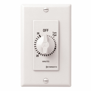 Intermatic FD Series Timer Switch Springwound 20 A Resistive/7 A Incandescent White