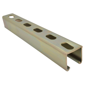 ABB Thomas & Betts Superstrut® A1400-HS Slotted Strut Channels 1-5/8" x 1-5/8 " Single, Slotted Electrogalvanized (GoldGalv®)