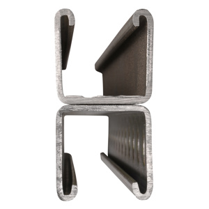 ABB Thomas & Betts Superstrut® A1202 Series Back-to-Back Solid Strut Channels 3-1/4" x 1-5/8 " Back To Back, Solid Pre-galvanized