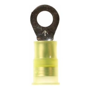 3M MNG Series Insulated Ring Terminals 12 - 10 AWG #10 Yellow