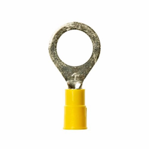 3M MV Series Insulated Ring Terminals 12 - 10 AWG 1/2 in Yellow