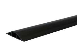 Wiremold 1200/1400/1600 Raceway Base and Covers 50 ft PVC Black 1 Channel