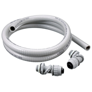Hubbell Wiring SwivelLok® Liquidtight Whip Kits Non-insulated 1/2 in Compression x Threaded PVC