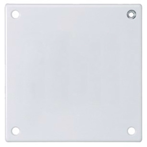 Hubbell Wiring Standard Blank Wallplates 2 Gang White Steel Box