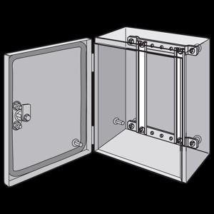 nVent HOFFMAN A54Y INLINE™ DIN3 Type Rails DIN3 Rail Mounting Brackets are Required in Order to Mount Steel