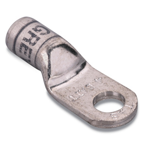 ABB Blackburn BAL Series Standard Barrel Battery Connector Lugs 3/8 in 1 Hole Yellow 4/0 Cu