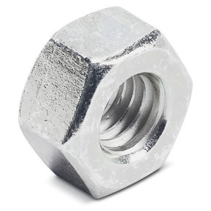 ABB Thomas & Betts Steel Hex Nuts 16 TPI 3/8 in Electrogalvanized (GoldGalv®) 100 per Pack