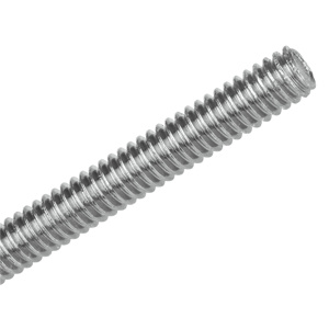 ABB Thomas & Betts Stainless Steel Threaded Rods 3/8 in x 12 ft Plain