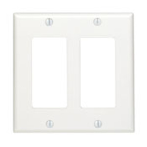 Leviton Standard Decorator Wallplates 2 Gang Red Nylon Device