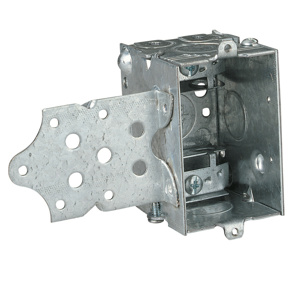 ABB Thomas & Betts Steel City® Bracketed Switch Boxes Switch/Outlet Box Bracket - S Metallic 2-1/2 in